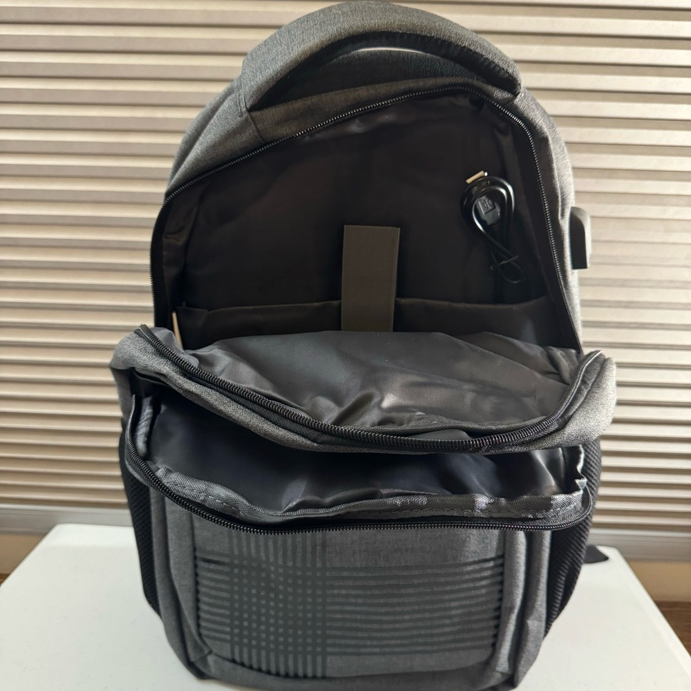 Oulanshi School Business Laptop Backpack with USB Charging Port Unisex NWT - Picture 11 of 17